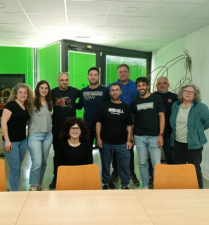 alumnos al finalizar el curso de Gestión de Conflictos y Resolución eficaz en equipos de trabajo